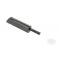 Штовхач GTV Salto Nova, чорний, з магнітним закінченням, накладний, короткий