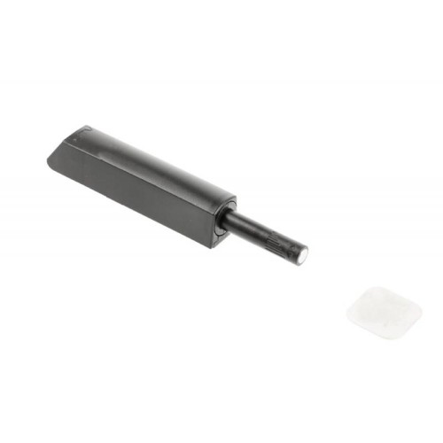 Виштовхувач GTV Salto Nova, чорний, з магнітним закінченням, накладний, короткий - 14687