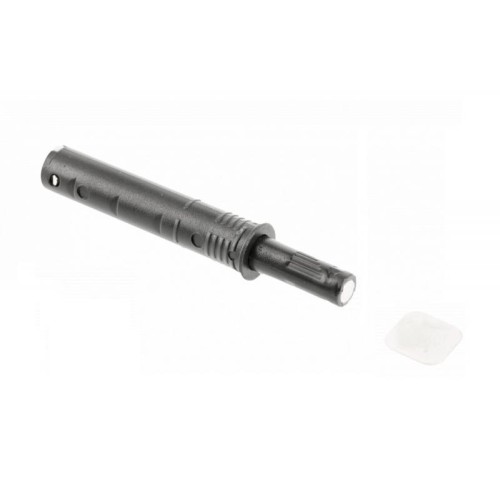 Виштовхувач GTV SALTO NOVA BLACK з магнітним закінченням, врізний, короткий - 14671