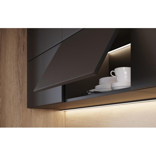 Виштовхувач GTV Salto Nova, чорний, з магнітним закінченням, накладний, довгий - 14695