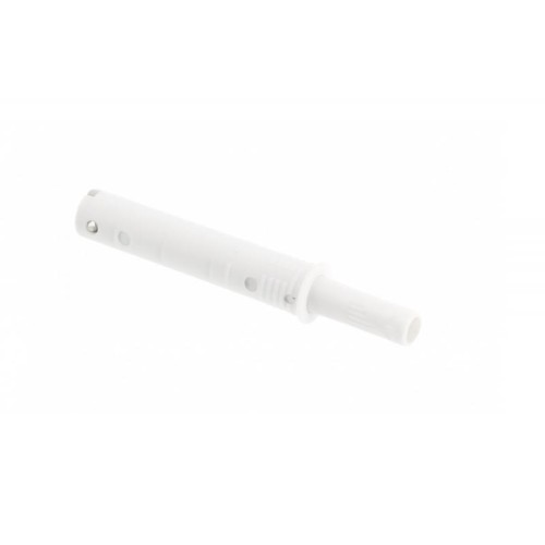 Толкатель GTV SALTO NOVA WHITE с силиконовым окончанием врезной короткий - 14666