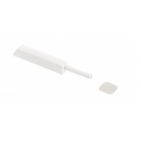 Відбійник GTV Salto Nova, білий, з магнітним закінченням, накладний, довгий