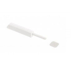 Відбійник GTV Salto Nova, білий, з магнітним закінченням, накладний, довгий