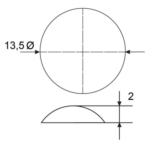 Силіконовий відбійник (демпфер) для фасадів D-10мм - 15900