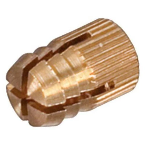 Муфта розпірна Hafele D5 М4×8 мм, латунь (051.45.004) (9854)