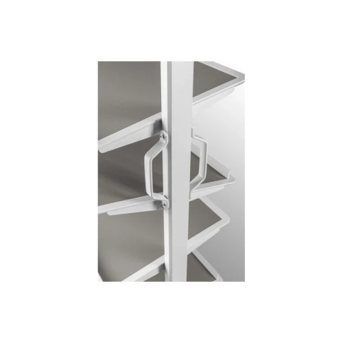 Полиця поворотна для взуття GTV ELITE 10 полиць, біла, з доводчиком Soft close (16679)