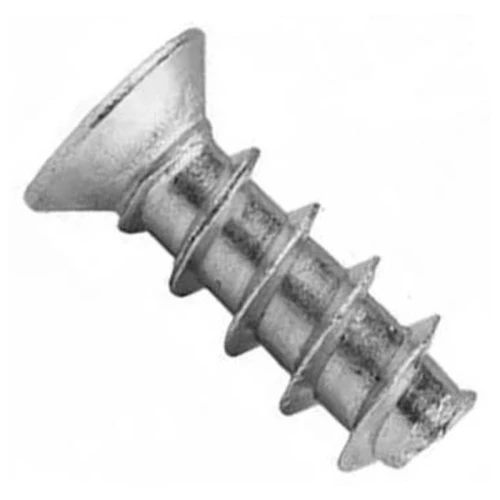 Шуруп 6,3×13 мм із плоскою головкою, сталь, білий, упаковка 500 шт (9428)