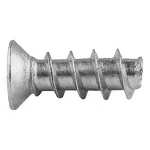 Шуруп 6,3×13 мм із плоскою головкою, сталь, білий, упаковка 500 шт (9428)