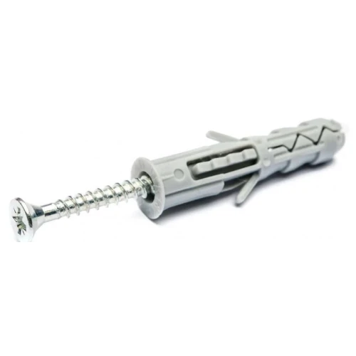 Дюбель 10×60 мм із шурупом 6×100 мм (комплект), Китай (10185)