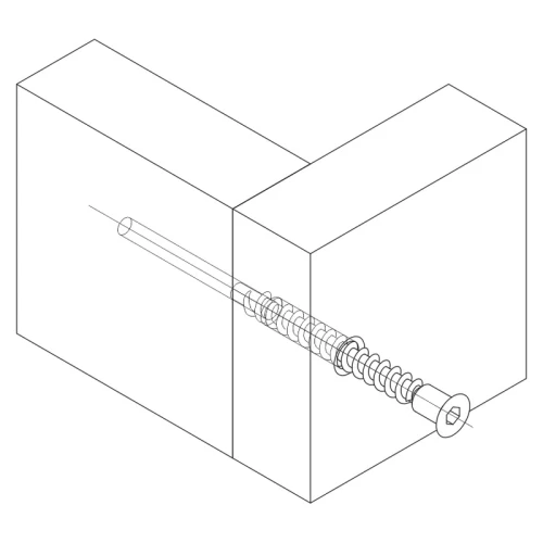 Конфірмат 7,0×70 мм, сталь, цинк білий (Китай) (861)