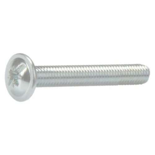 Гвинт Metalvis М6×70 PZ+PL DIN967, сталь, білий (16662)