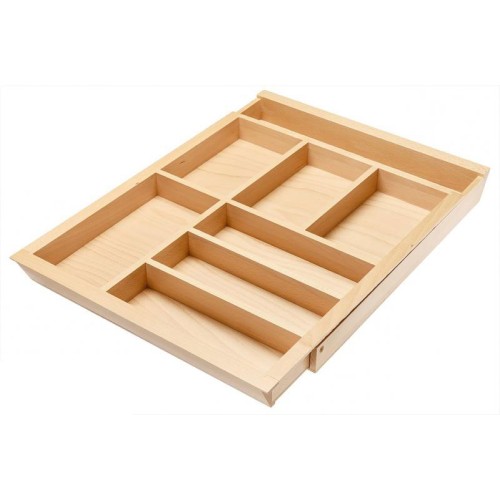 Лоток CUSTOMI Буковый с регулировкой 600-1000ММ для ящика AXIS/MB L450 - W-CUSTOMI-80L450