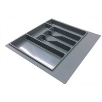 Лоток для столових приладів Volpato Сірий 600мм