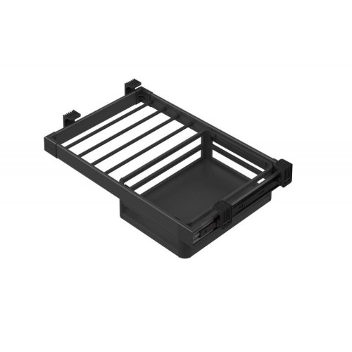 Полиця-вішалка для штанів Starax, сірий, 800 мм - S-6242-G