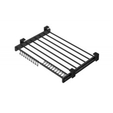 Висувна вішалка для штанів Starax, антрацит, 800 мм