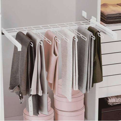 Вішалка для штанів VARIANT MULTI Білий мат. 600 мм L-480 (без напрямних) - WE29.0645.01.331