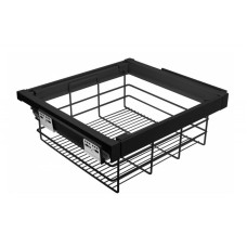 Кошик висувний для білизни GTV Elite 700 мм з доводчиком, чорний