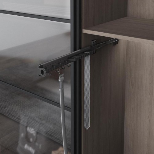 Тримач для краваток та ременів Starax S-6544-A, праве кріплення, антрацит - S-6544-A