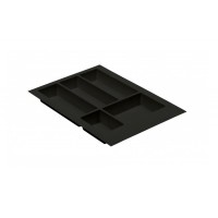 Лоток для столовых приборов GTV Axispace чёрный 400 мм