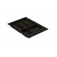 Лоток для столовых приборов GTV Axispace чёрный 400 мм
