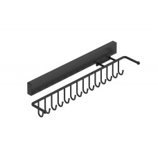 Держатель для ремней и галстуков Starax S-6065-С, левый, антрацит