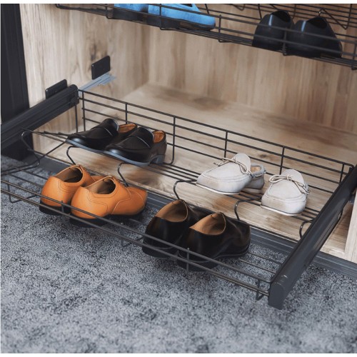 Полиця для взуття VARIANT MULTI Чорний мат. 700 мм L-480 (без напрямних) - WE29.0642.01.061