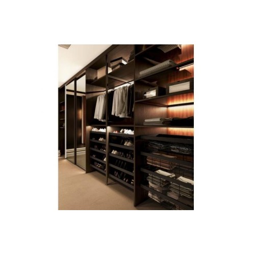 Полиця металева висувна для взуття GTV Elite 900 мм з доводчиком, чорна - 16048