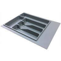 Лоток для столових приладів Volpato Сірий 450мм