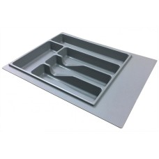 Лоток для столових приладів Volpato Сірий 450мм