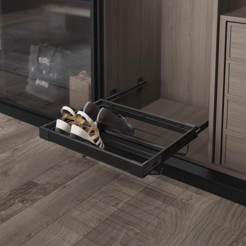 Полиця для взуття Starax, сірий, 800 мм - S-6263-G