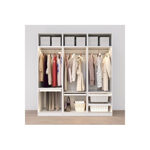 Вішалка для штанів elite 900 мм з доводчиком, колір білий - WG-WSPOD90-10