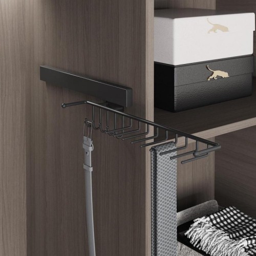 Тримач для краваток та ременів Starax S-6057-А, правий, антрацит - S-6057-А