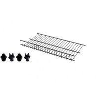 Полиця для взуття, чорний, L-500 мм