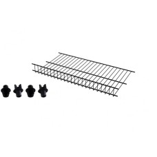 Полиця для взуття, чорний, L-1200 мм