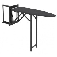 Прасувальна дошка в шафі для гардеробу Starax 160мм розкладна антрацит