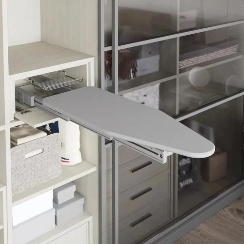 Гладильная доска для гардероба Starax, раскладная, нижнего крепления, серый - 15844