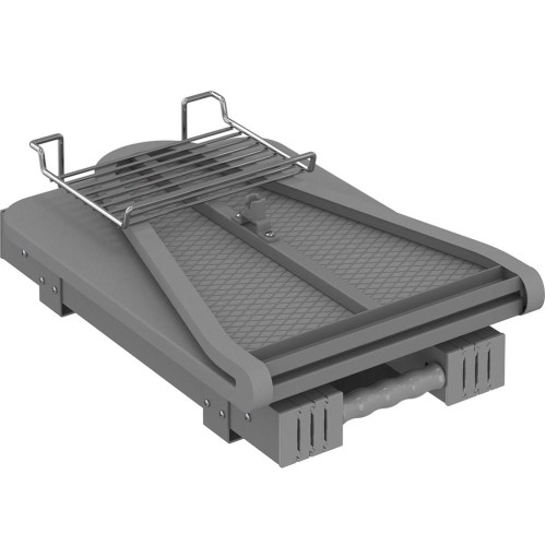 Прасувальна дошка в шафі для гардеробу Starax розкладна нижнього кріплення антрацит - S-6616-A