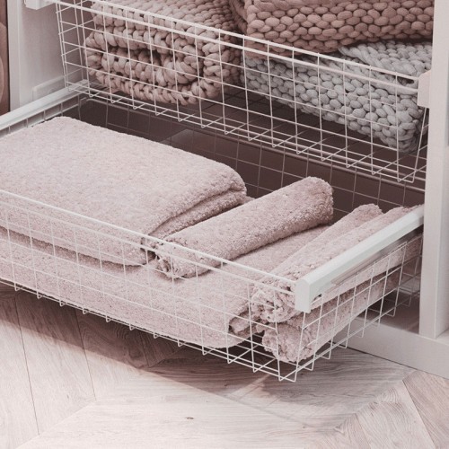 Кошик для білизни VARIANT MULTI Білий мат. 900 мм L-480 (без напрямних) - WE29.0640.01.331