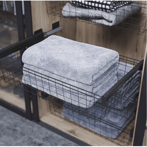 Кошик для білизни VARIANT MULTI Чорний мат. 600 мм L-480 (без напрямних) - WE29.0637.01.061