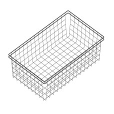 Кошик для білизни VARIANT MULTI Чорний мат. 900 мм L-480 (без напрямних)