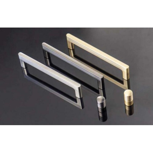 Ручка меблева GIFF 4/118 графіт (антрацит) C-192мм L-205мм - 13890