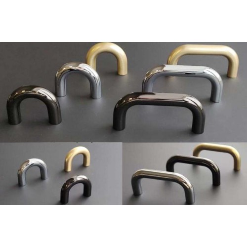 Ручка меблева GIFF 4/120 чорна глазур С-064мм L-074мм - 13945