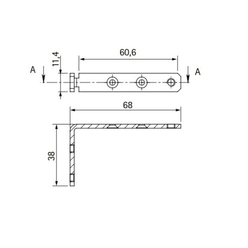Кріплення профілю Gola - 2242