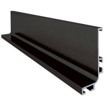 Профіль L GOLA LS для фасадів без ручок Чорний мат, L-4200 мм