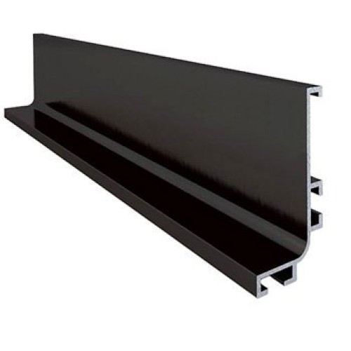 Профіль L GOLA LS для фасадів без ручок Чорний мат, L-4200 мм - 5353
