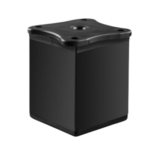 Ножка мебельная регулируемая GTV DAK-27 40×40 мм, H-60 мм, черный матовый - 7442