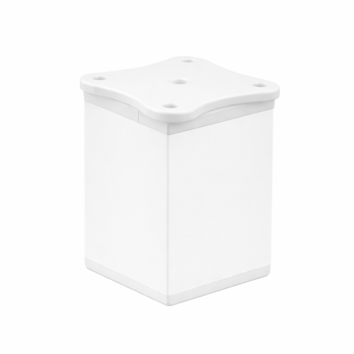 Ніжка меблева регульована GTV DAK-27 40×40 мм, H-60 мм, біла - 7439