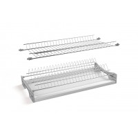 Сушка для посуду GTV Basic 3 біла, 900 мм, з рамою для плит 16-18 мм