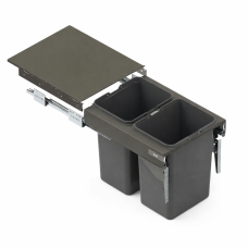 Відро для сміття Rejs SEGREGO Графіт 450 секція 2x20L 425мм