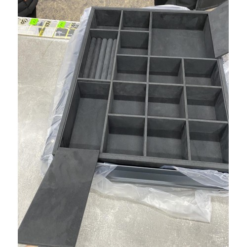 Органайзер GTV Elite с доводчиком полного выдвижения, антрацит, 700 мм - WG-PRZEG70-60-A